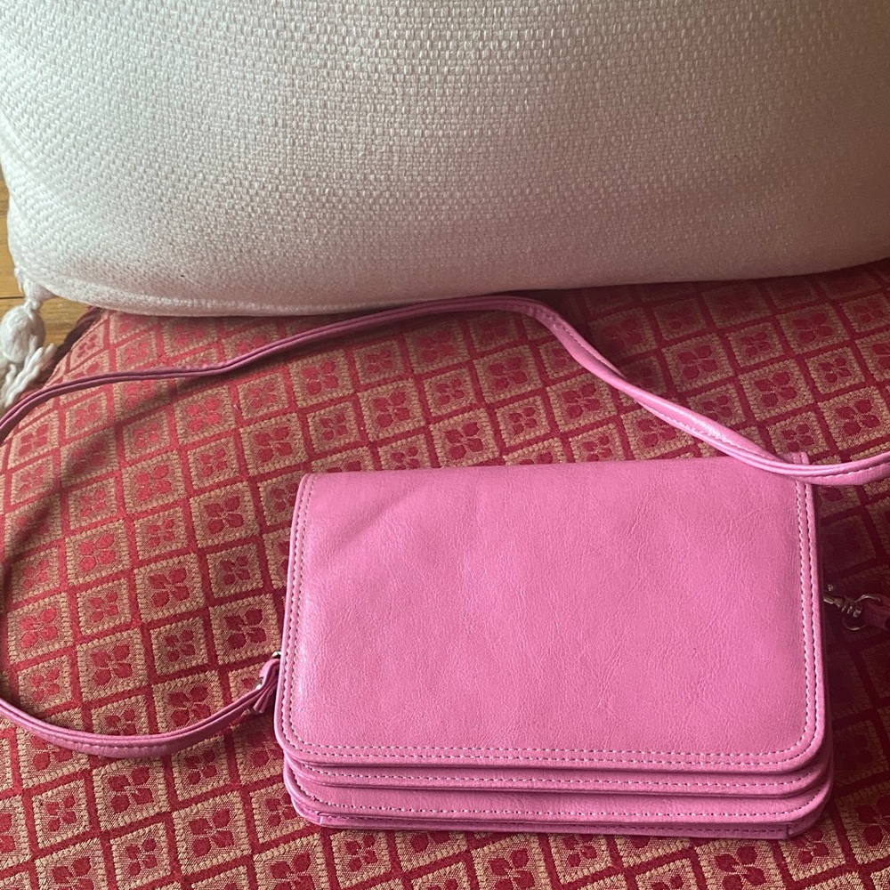 Buxton Vibrant Pink Crossbody Bag